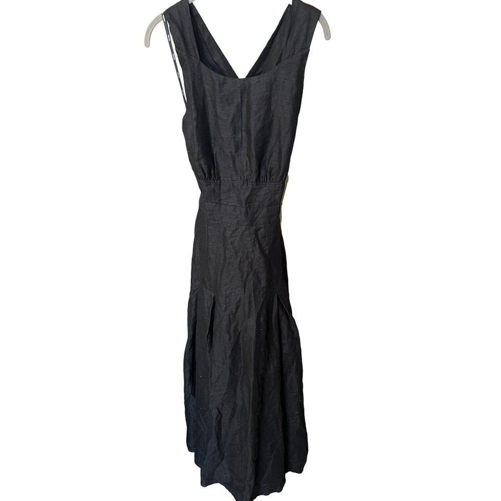 Anthropologie Aureta Studio Boatneck Linen Maxi Dress - Picture 7 of 14